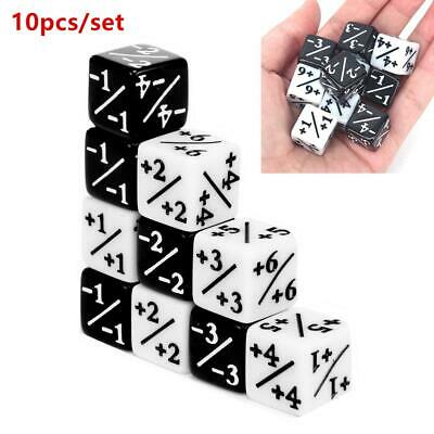 10pcs/set For Magic: The Gathering Game Counters Counting +1/+1 Dice Kids Toy